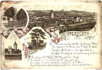 Gruss aus Wipperfürth - Litho