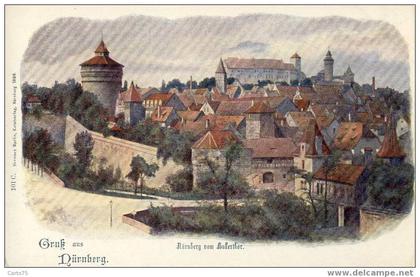 ALLEMAGNE - Gruss aus NURNBERG - Illustration