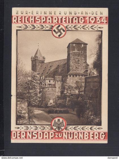 Dt. Reich AK  Reichsparteitag NSDAP Nürnberg 1934