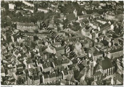 Nürnberg - Burg und Sebalduskirche - Luftbild - Foto-AK Großformat 60er Jahre - Verlag Paul Janke Nürnberg