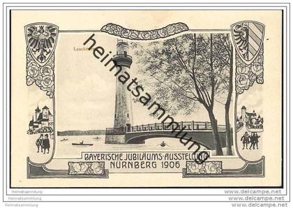 Nürnberg - Jubiläums-Ausstellung 1906 - Leuchtturm