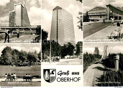 73035721 Oberhof Thueringen Interhotel Panorama Grossgaststaette Oberer Hof Konz