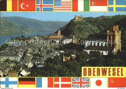 72349445 Oberwesel Rhein mit Schoenburg Oberwesel