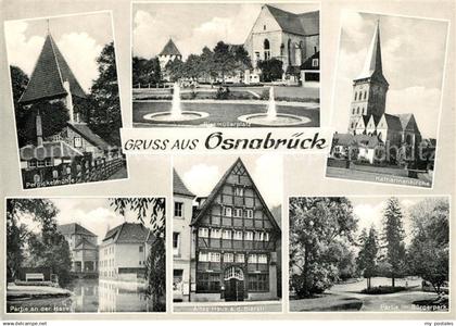 73084159 Osnabrueck Katharinenkirche Buergerpark Hase Osnabrueck