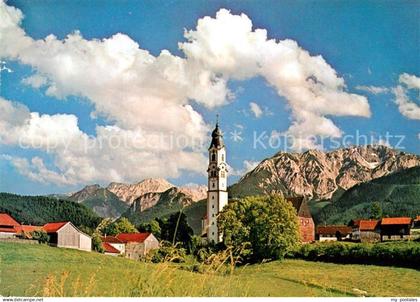 73247026 Pfronten Kirche Panorama Pfronten