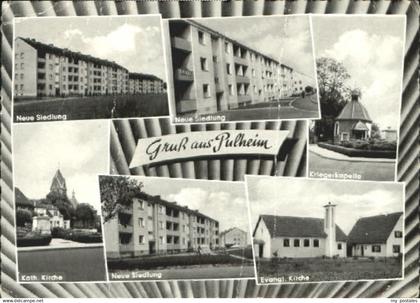 70080596 Pulheim Puleim Soedlung Kirche Kapelle x 1960