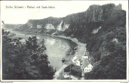 70094957 Rathen Saechsische Schweiz Rathen Basteifelsen ungelaufen ca. 1920