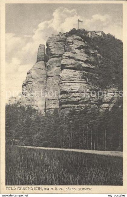 Saechsische Schweiz Fels Rauenstein