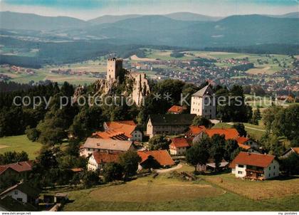 73251573 Regen Panorama Burg Fliegeraufnahme Regen