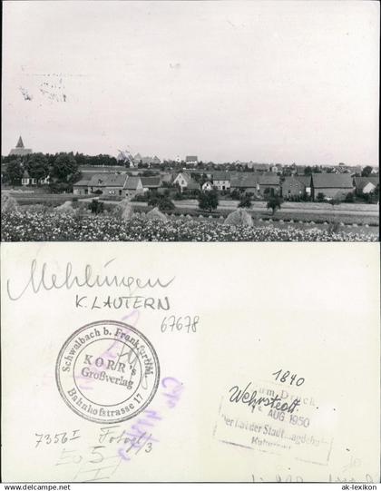 Ansichtskarte Mehlingen-Enkenbach-Alsenborn Stadt (Probedruck) 1950