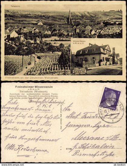 Freinsheim an der Weinstraße 2 Bild Freinsheimer Winzerverein 1944