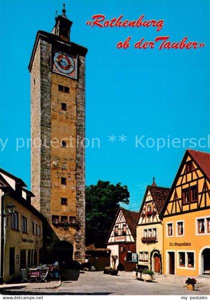 73229837 Rothenburg Tauber Burgtor Rothenburg Tauber