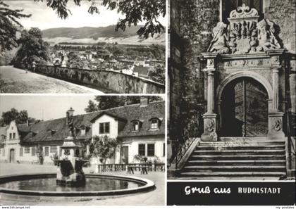 70841850 Rudolstadt Rudolstadt Heidecksburg Kirche Brunnen  x