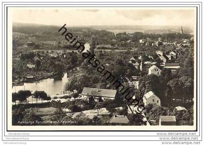 Kalkberge - Rüdersdorf - Panorama mit Kesselsee - Foto-AK 30er Jahre