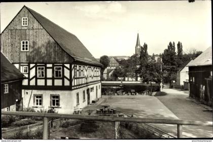 CPA Dorfchemnitz (Kreis Stollberg) Zwönitz im Erzgebirge, Dorfmuseum Knochenstampfe