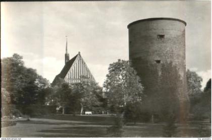 70108992 Salzwedel Salzwedel Kirche Burggarten