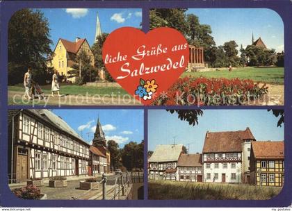 72592437 Salzwedel Burggarten Hohe Bruecke Katharinenkirche Salzwedel