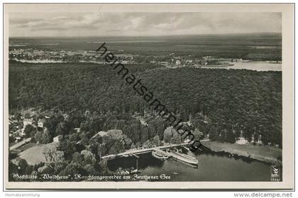 Berlin-Schmöckwitz - Rauchfangwerder am Zeuthener See - Foto-AK 30er Jahre - Gaststätte Waldhaus Besitzer Fritz Krause -