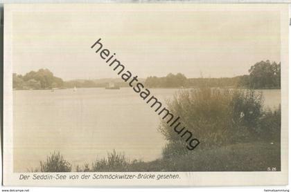 Berlin-Schmöckwitz - Seddinsee von der Schmöckwitzer-Brücke gesehen - Verlag Ludwig Walter Berlin ca. 1940