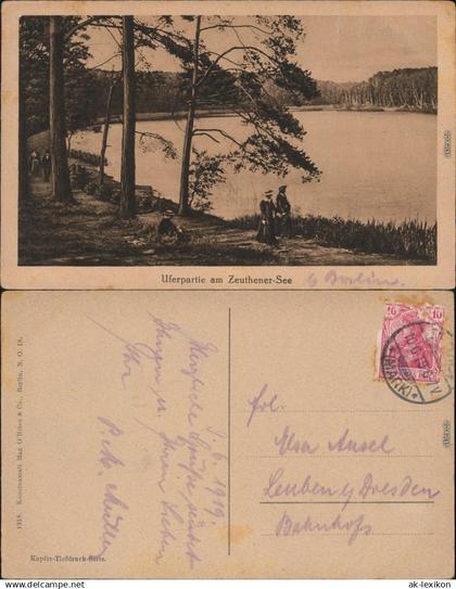 Schmöckwitz-Berlin Uferpartie am Zeuthener See 1918