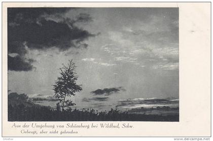 Schömberg, Schwarzw., Abendstimmung, um 1930