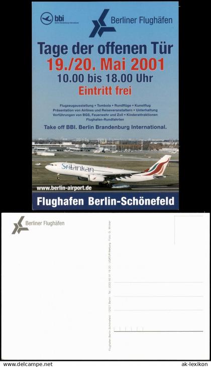 Ansichtskarte Schönefeld-Berlin Flughafen Tag der offenen Tür 2001