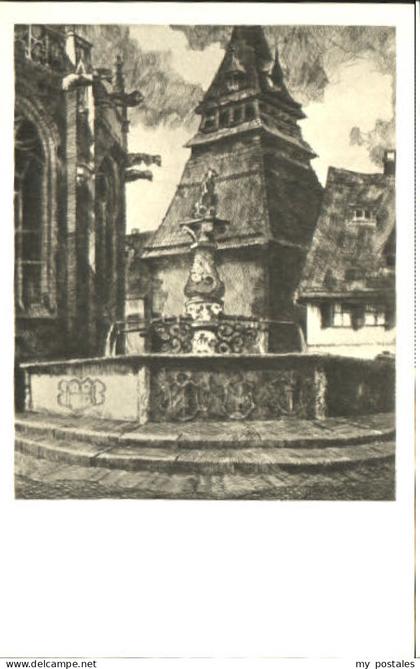 70081887 Schwaebisch Gmuend Schwaebisch - Gmuend Brunnen ungelaufen ca. 1920 Sch