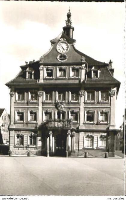 70114651 Schwaebisch Gmuend Schwaebisch Gmuend Rathaus ungelaufen ca. 1955