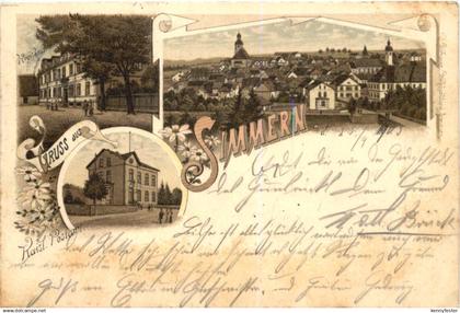 Gruss aus Simmern - Litho