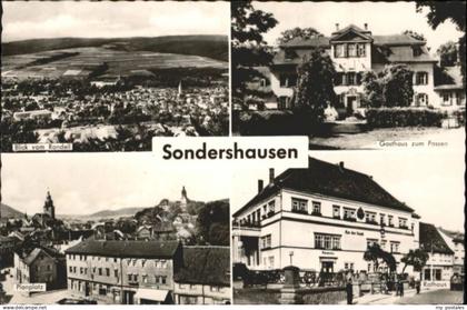 70891800 Sondershausen Thueringen Sondershausen Gasthaus Possen Planplatz Rathau