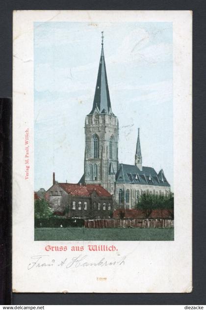 AK Willich Kr. Viersen 1907 Katholische Pfarrkirche (PK0657