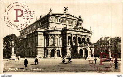 FRANKFURT OPERNHAUS  ALEMANIA GERMANY DEUTSCHLAND TEATRO THEATER  theatrecollection