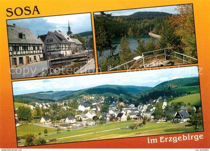 73228526 Sosa Erzgebirge Talsperre Panorama Ortsmitte Sosa Erzgebirge