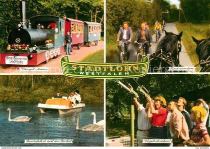 43369813 Stadtlohn Paengel Anton Radwandern Bootsfahrt auf der Berkel Vogelschie