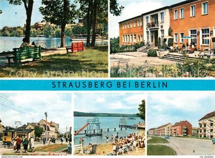 73117097 Strausberg Brandenburg Faehre HO Hotel Badeanstalt Strausberg