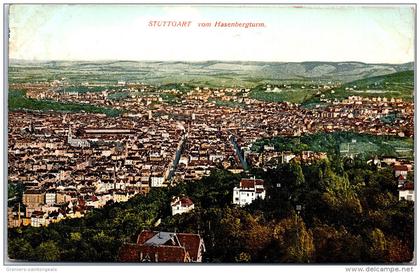 Allemagne - BADE WURTEMBERG - STUTTGART - vom hasenbergturm