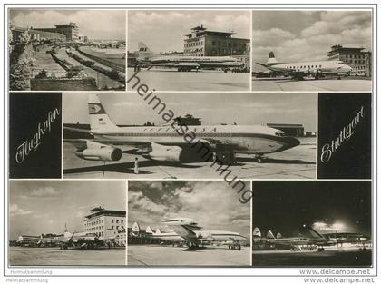 Stuttgart - Flughafen - Foto-AK Grossformat - Zobel-Verlag Stuttgart