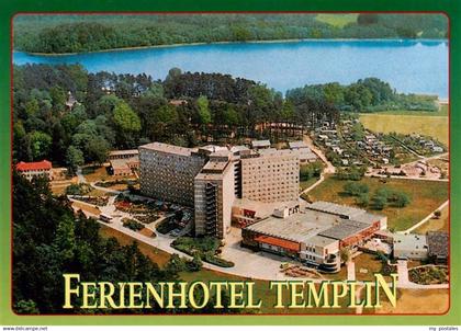 Templin Ferienhotel Templin Fliegeraufnahme