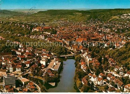 73079340 Tuebingen Fliegeraufnahme Neckar Schloss Tuebingen