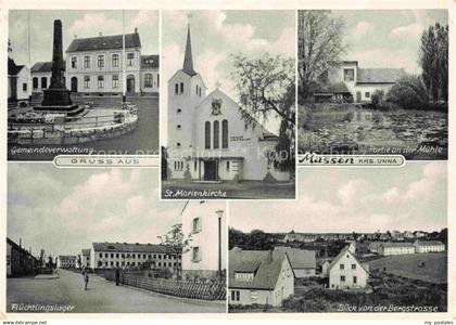 74034767 Massen Unna Gemeindeverwaltung St Marienkirche Muehle Fluechtlingslager