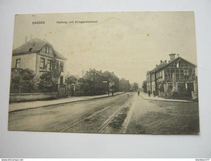 UNNA ,  Massen ,  Strasse, Schöne   Karte um 1913