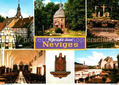 73226057 Neviges Velbert Fachwerk Kirche  Neviges Velbert