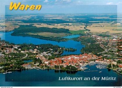 Waren Mueritz Panorama Luftkurort an der Mueritz Mecklenburgische Seenplatte