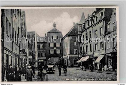 42669836 Weiden Oberpfalz Marktplatz mit oberem Tor Weiden Oberpfalz