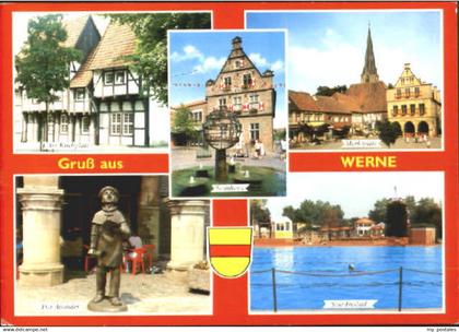 70113243 Werne Unna Werne Platz Bad Marktplatz x 1970