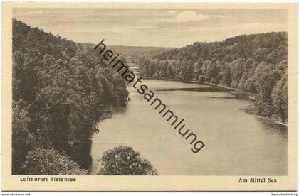 Tiefensee - Am Mittel See - Verlag J. Goldiner Berlin