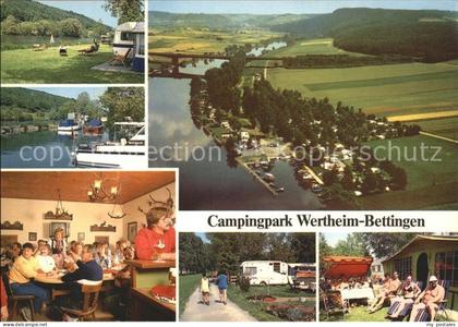 71596620 Bettingen Wertheim Campingpark Fliegeraufnahme Wertheim