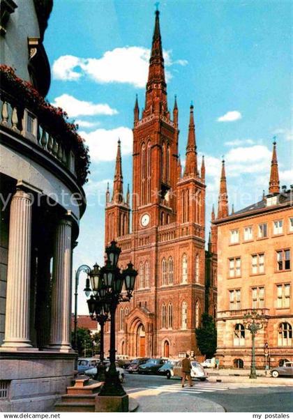 72706787 Wiesbaden Marktkirche Rathaus Wiesbaden