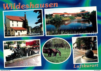 73263590 Wildeshausen Pferde Brunnen Kirche Wildeshausen