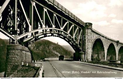 73698594 Witten Ruhr Viadukt mit Ruhrschnellweg Witten Ruhr